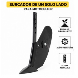 SURCADOR METÁLICO UN SOLO LADO PARA MOTOCULTORES BLIM