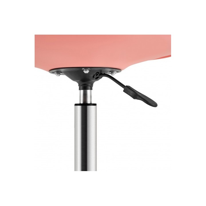 SILLA DE ESCRITORIO CON RUEDAS 91X47X58CM ROSA