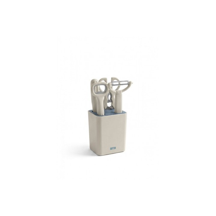 SET 4 UTENSILIOS COCINA CON SOPORTE QUTTIN