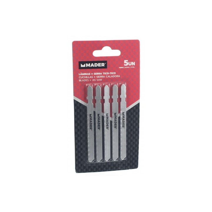 JUEGO 5 PCS HOJAS DE SIERRA PARA HIERRO CALADORA MADER