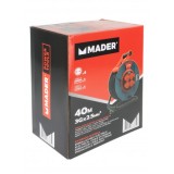 ENROLLACABLE PLASTICO CON TAPAS 40 METROS 3GX2.5MM MADER