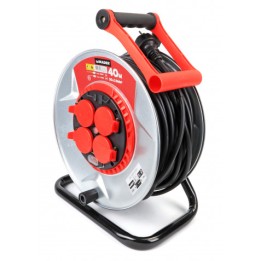 ENROLLACABLE METAL CON TAPAS 40 METROS 3GX2.5MM MADER