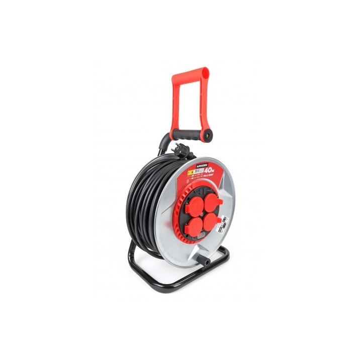 ENROLLACABLE METAL CON TAPAS 40 METROS 3GX2.5MM MADER