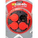 ENROLLACABLE METAL CON TAPAS 40 METROS 3GX2.5MM MADER