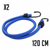 JUEGO 2 GANCHOS ELASTICOS DE GOMA 120CMX12MM