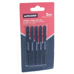 JUEGO 5 PCS HOJAS DE SIERRA PARA MADERA CALADORA MADER
