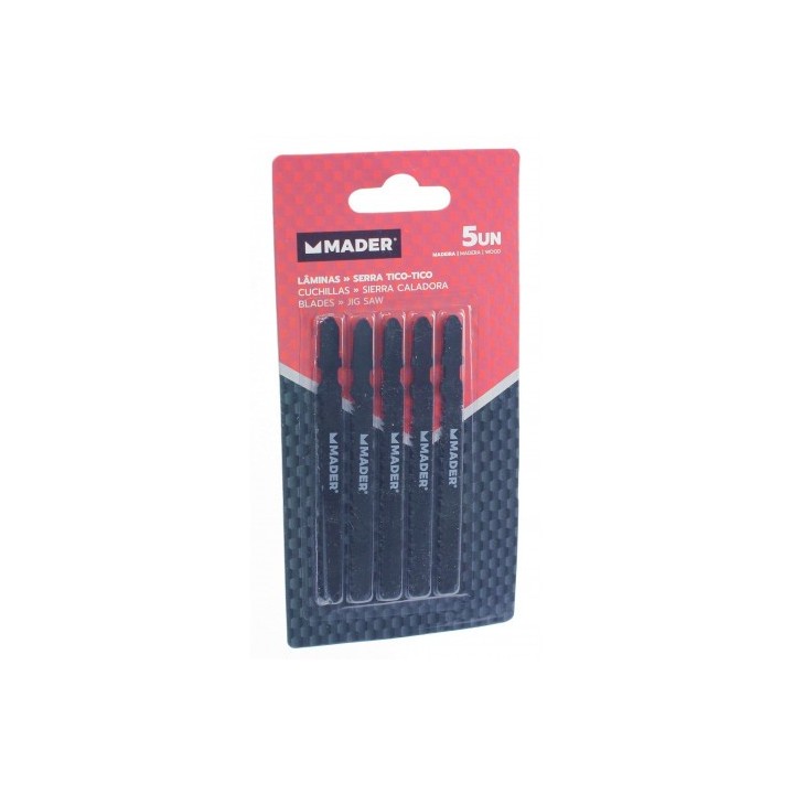 JUEGO 5 PCS HOJAS DE SIERRA PARA MADERA CALADORA MADER