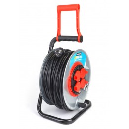 ENROLLACABLE METAL CON TAPAS 40 METROS 3GX2.5MM MADER