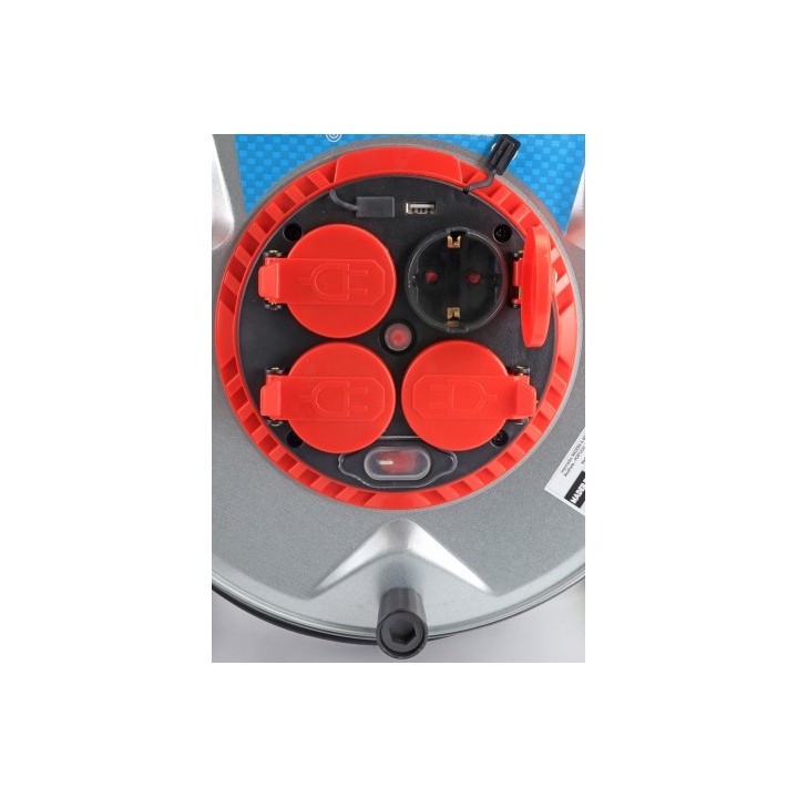 ENROLLACABLE METAL CON TAPAS 40 METROS 3GX2.5MM MADER
