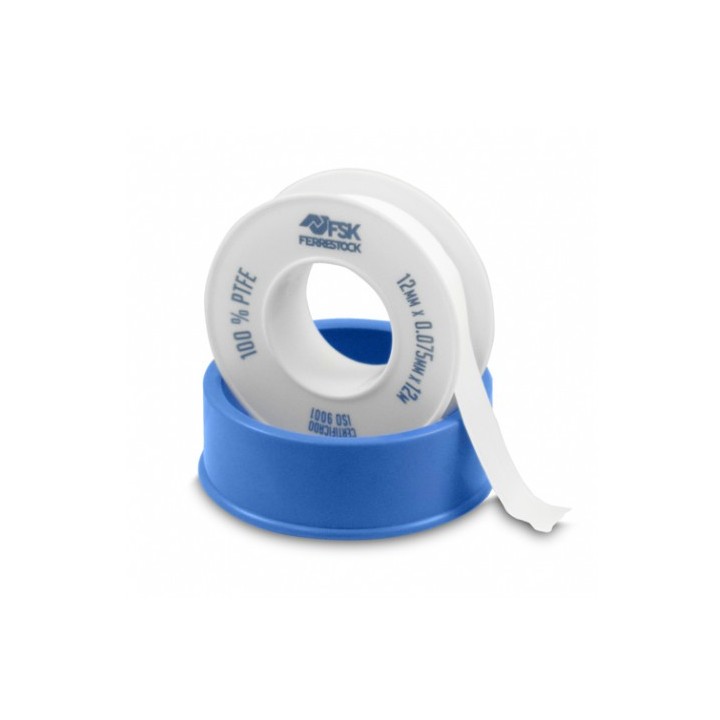 CINTA TEFLON 12MM X 0.075MM X12M