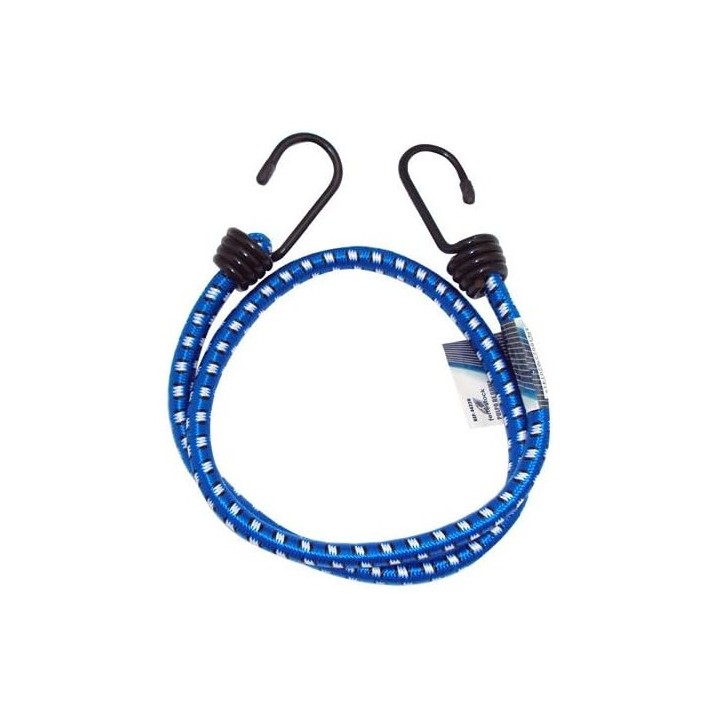 JUEGO 2 GANCHOS ELASTICOS GOMA 120CM X 12MM