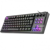 TECLADO MECANICO MARS GAMING CON SMART DECK NEGRO MK-MASTER