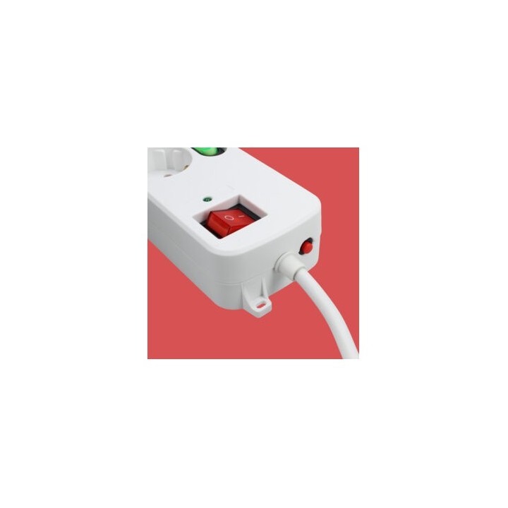 BASE MULTIPLE 4 ENCHUFES CON INTERRUPTORES