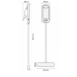 MINI FLEXO PINZA DE LECTURA LED RECARGABLE F.BRIGHT