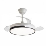 VENTILADOR DE TECHO CON ASPAS RETRACTILES 36" CON LED 36W AVANT
