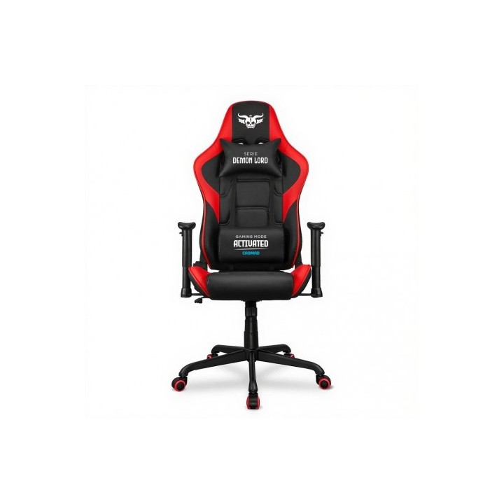 REACONDICIONADA SILLA GAMING SERIE DEMON LORD ROJA CROMAD