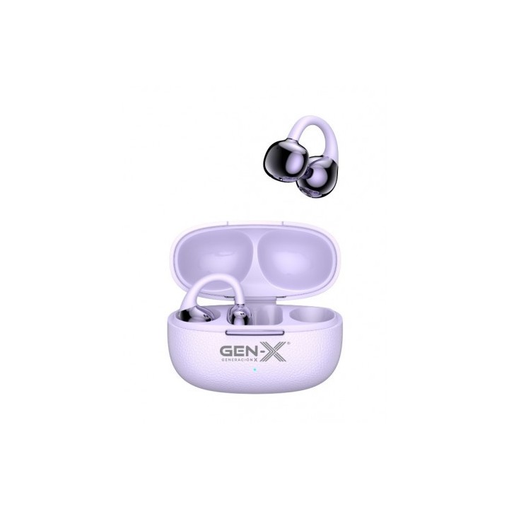 AURICULARES BLUETOOTH OPEN EAR CON TRADUCCION IA BT8411 VIOLETA