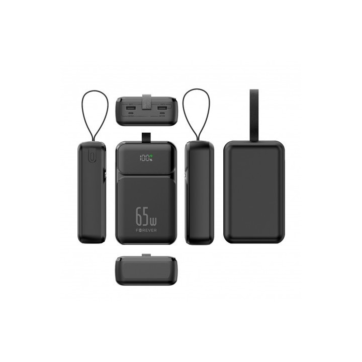POWERBANK 20000MAH 65W TB-400 FOREVER NEGRO