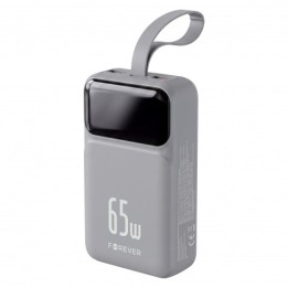 BATERIA EXTERNA 20000MAH 65W FOREVER VIBE-TB65 PLATA FOREVER