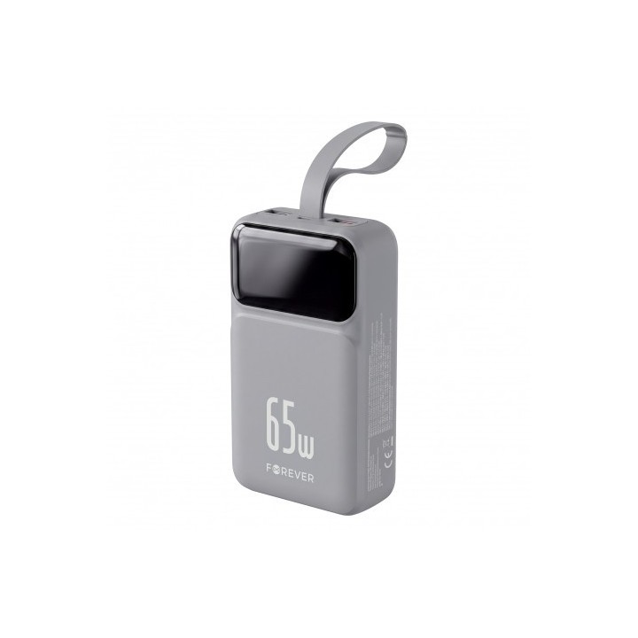 BATERIA EXTERNA 20000MAH 65W FOREVER VIBE-TB65 PLATA FOREVER