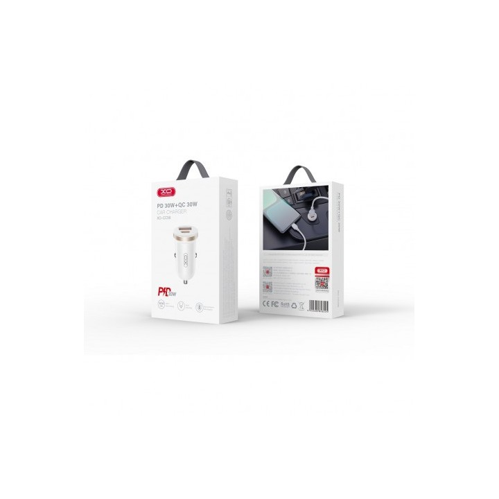 CARGADOR COCHE 30W USB A USB C CC56 XO