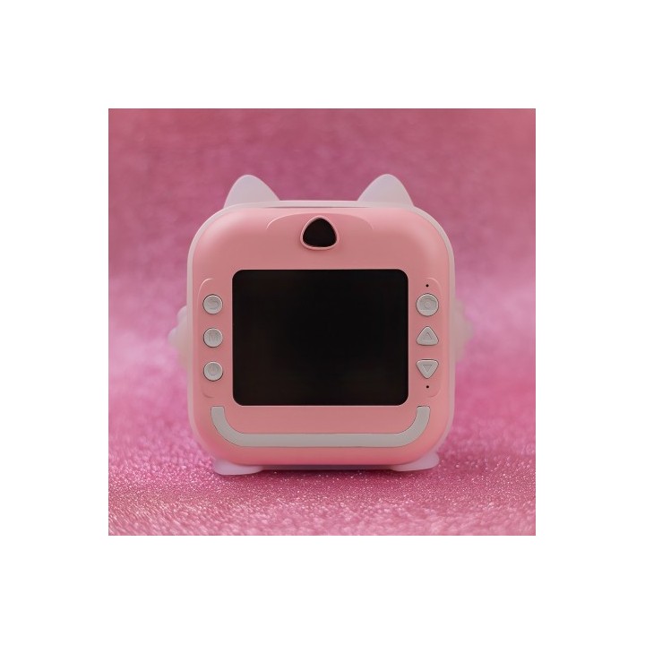 CAMARA DE FOTOS INSTANTANEA INFANTIL ROSA MXPC-100 MAXLIFE