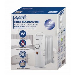 RADIADOR DE ACEITE COMPACTO 7 ELEMENTOS 800W AVANT