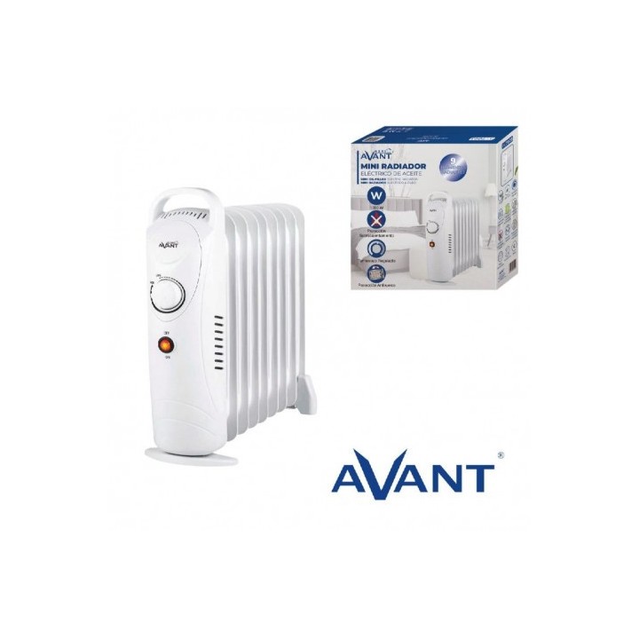 RADIADOR DE ACEITE COMPACTO 9 ELEMENTOS 1000W AVANT