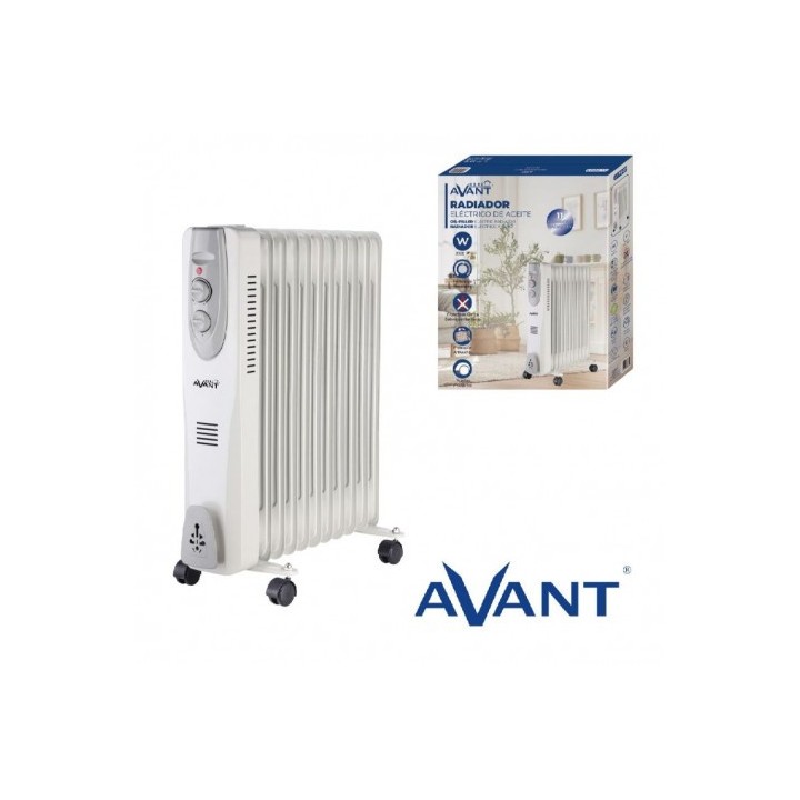 RADIADOR DE ACEITE 11 ELEMENTOS 2500W AVANT