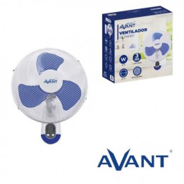 VENTILADOR DE PARED 40CM 45W CON MANDO A DISTANCIA AVANT