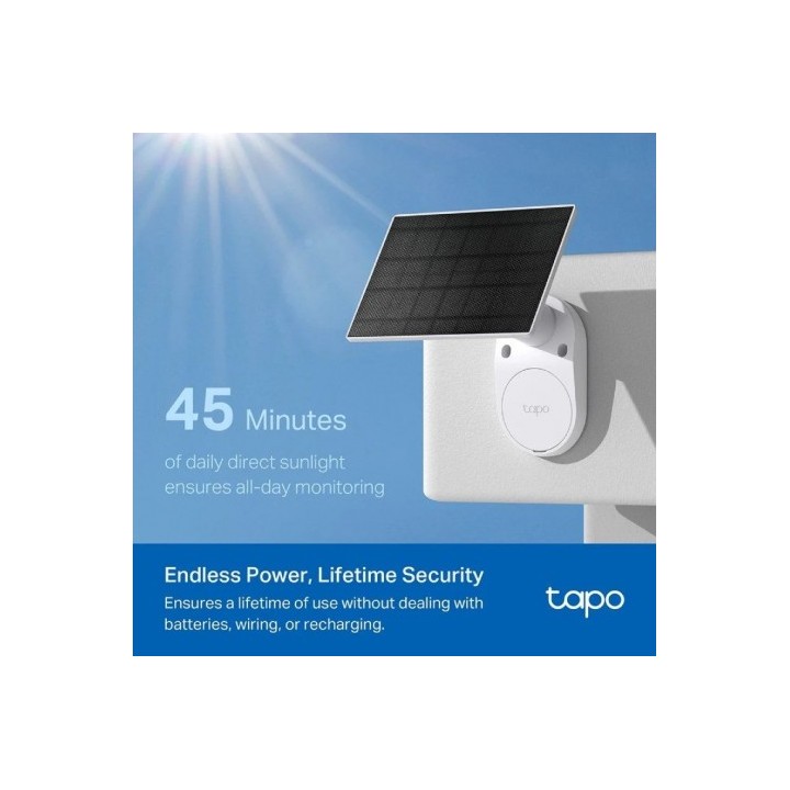 CAMARA DE VIDEOVIGILANCIA CON PANEL SOLAR | VISION NOCTURNA | TAPO TC82 KIT