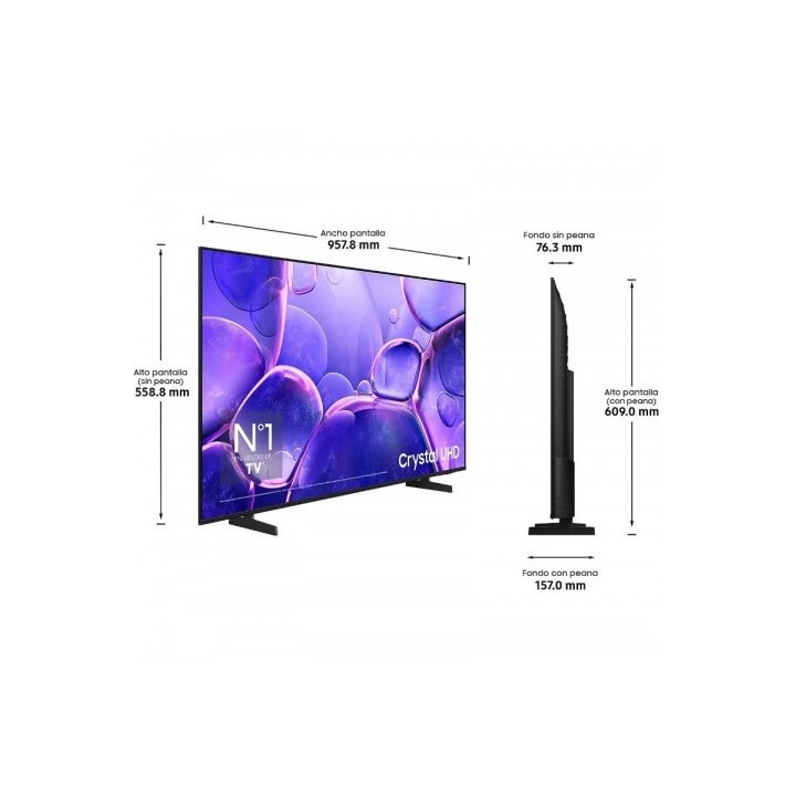 TELEVISOR SAMSUNG LED CRYSTAL UHD TU43U8005FU 43" | ULTRA HD 4K | SMART TV