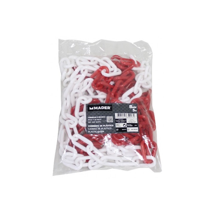 CADENA PLASTICA 8mm.X5Mtrs. MADER