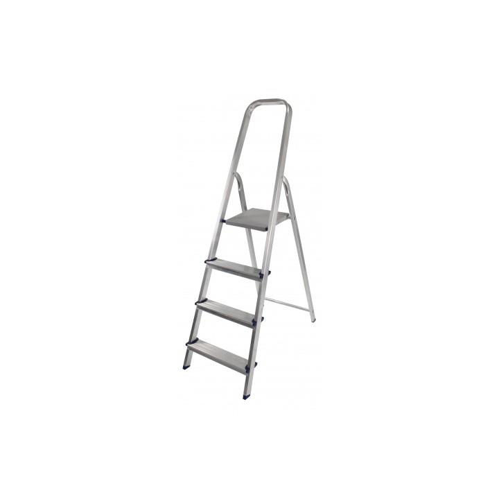 ESCALERA ALUMINIO 4 PELDAÑOS MADER