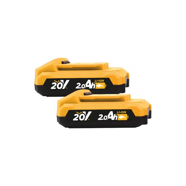 TALADRO PERCUTOR S/CARBONES 20V | 2 BATERIAS 2AH BLIM