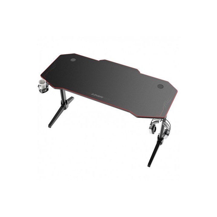 MESA GAMING PRO800 XL FIBRA CARBONO | LUZ RGB | ALFOMBRILLA 140CM MUVIP