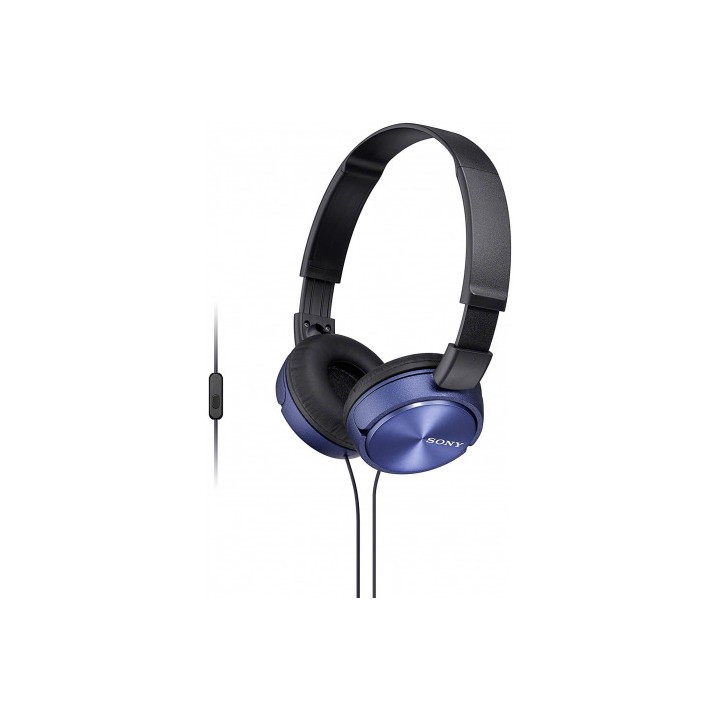 AURICULAR DIADEMA PLEGABLE CON MICRÓFONO AZUL SONY