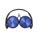 AURICULAR DIADEMA PLEGABLE CON MICRÓFONO AZUL SONY
