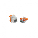 CONECTOR HEMBRA RJ45 CAT6 UTP TOOLESS ROTARY 180º CROMAD