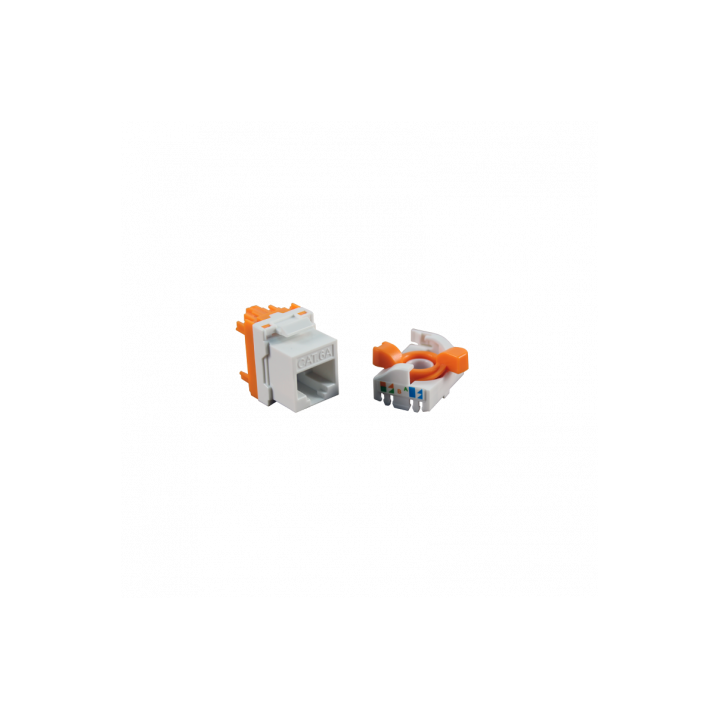 CONECTOR HEMBRA RJ45 CAT6 UTP TOOLESS ROTARY 180º CROMAD