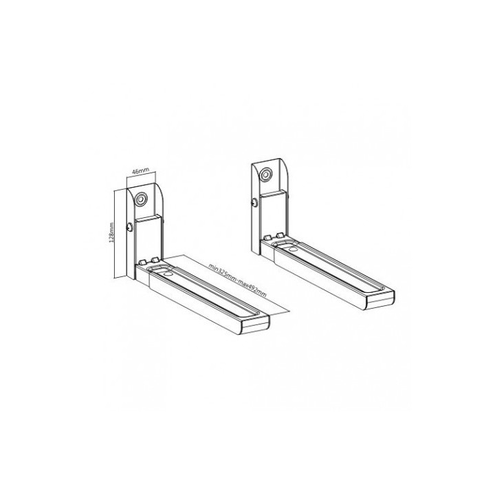 SOPORTE PARA MICROONDAS / HORNOS CROMAD