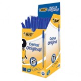 CAJA DE 50 UNIDADES BOLIGRAFO TINTA ACEITE PUNTA 1.0 MM AZUL BIC CRISTAL