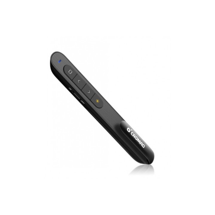 MANDO PRESENTACIONES INALAMBRICO PUNTERO LASER NEGRO CROMAD