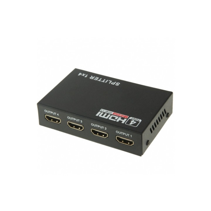 MINI SPLITTER HDMI 4 PUERTOS | 3D FULL HD CROMAD