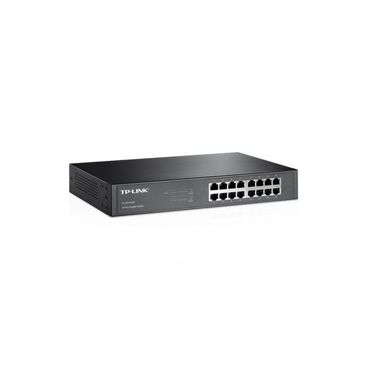 SWITCH TP-LINK 16 PUERTOS ESCRITORIO/RACK 10/100/1000 (TL-SG1016D)