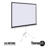 PANTALLA PROYECCION TRIPODE 2 X 2MTR CROMAD