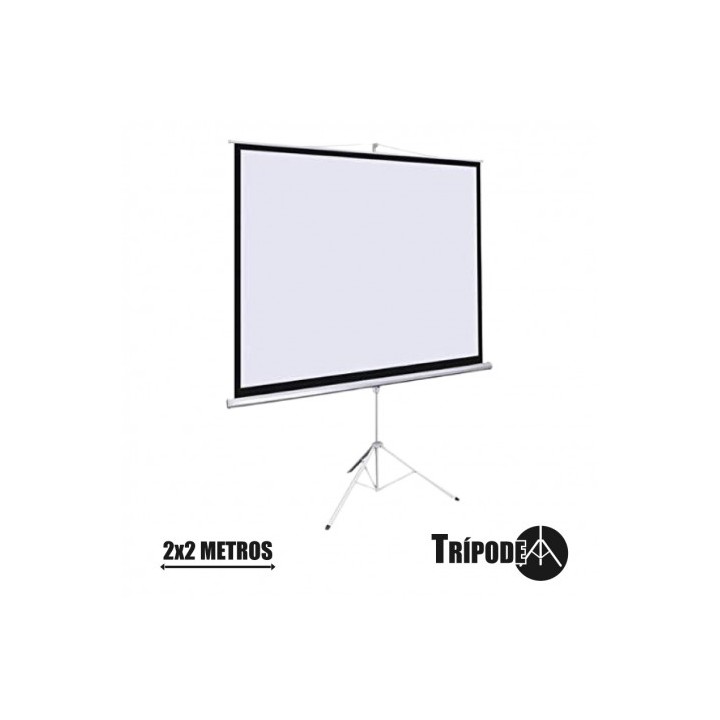PANTALLA PROYECCION TRIPODE 2 X 2MTR CROMAD
