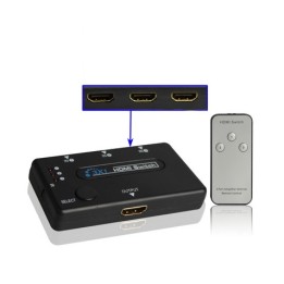 SWITCH HDMI 3 PUERTOS 1080P CON MANDO CROMAD
