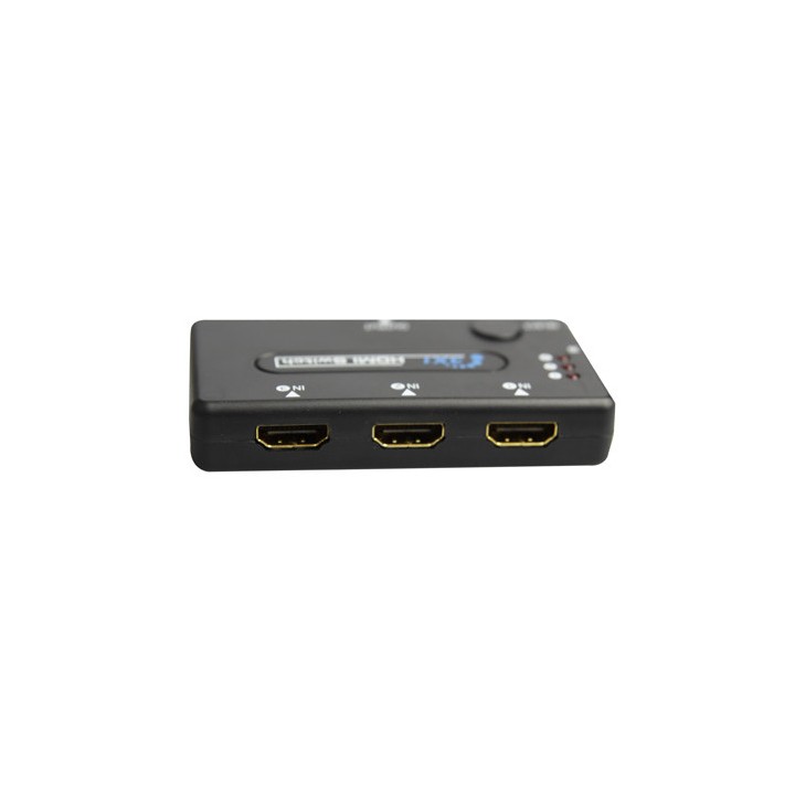 SWITCH HDMI 3 PUERTOS 1080P CON MANDO CROMAD