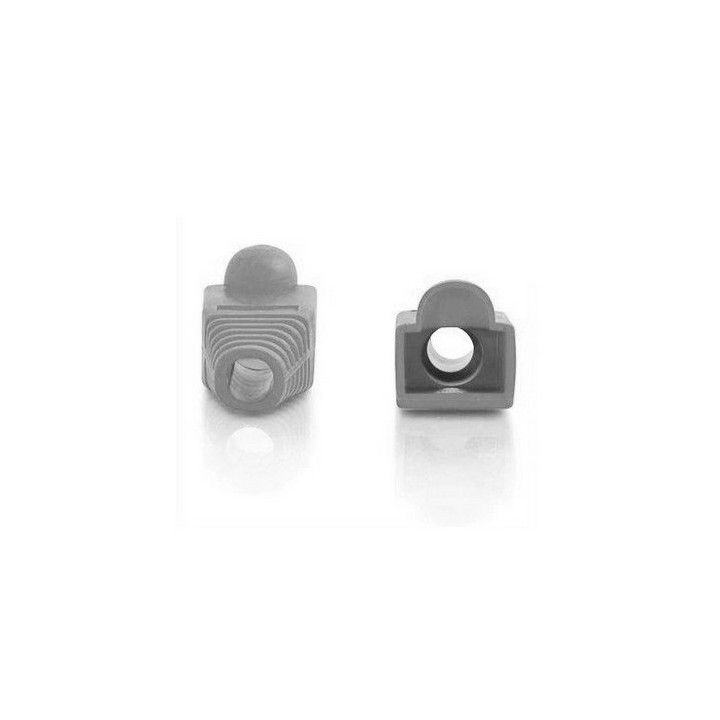 PAQUETE 50 PROTECTORES RJ45 COLOR GRIS CROMAD